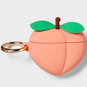 Peach Cover designed for the AirPods generation 3 included keychain new